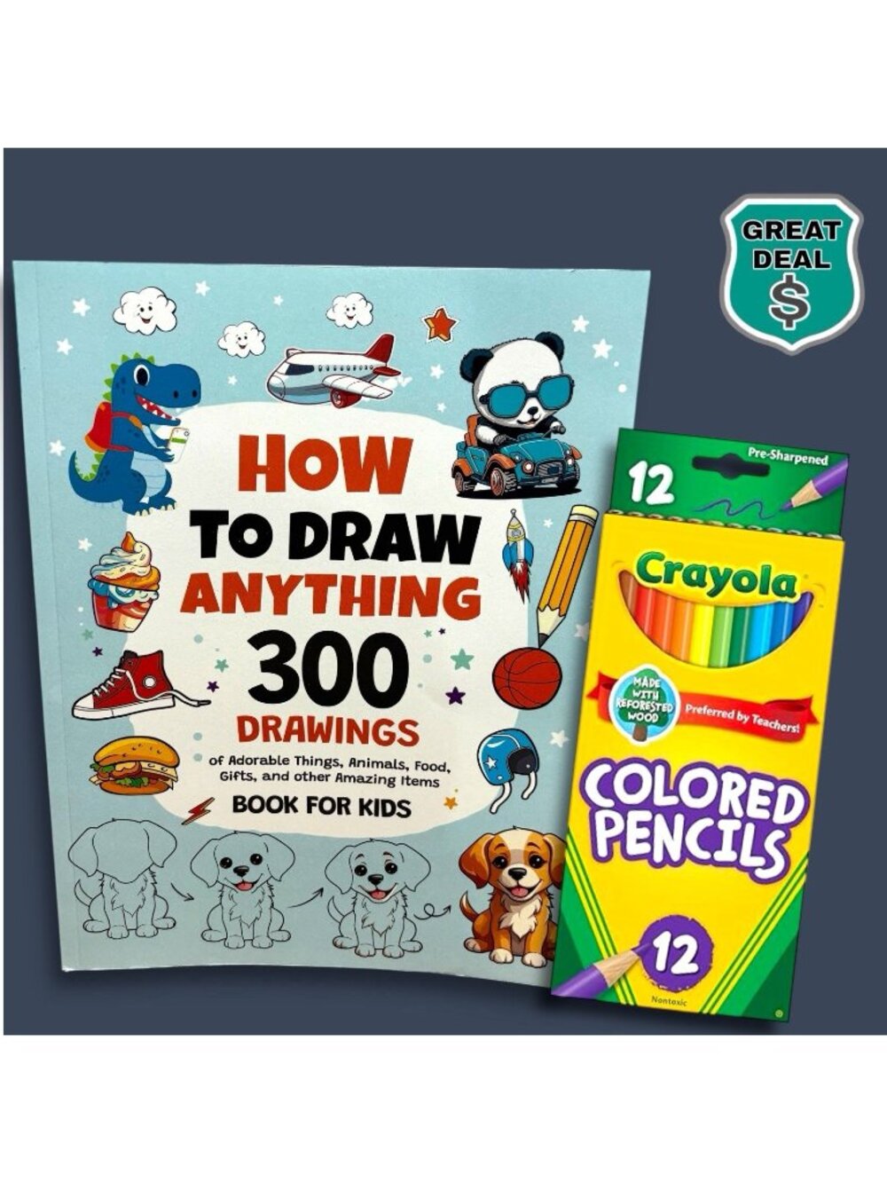 How To Draw Anything 300 Drawings of Adorable Things Animals Food Gifts & Other!